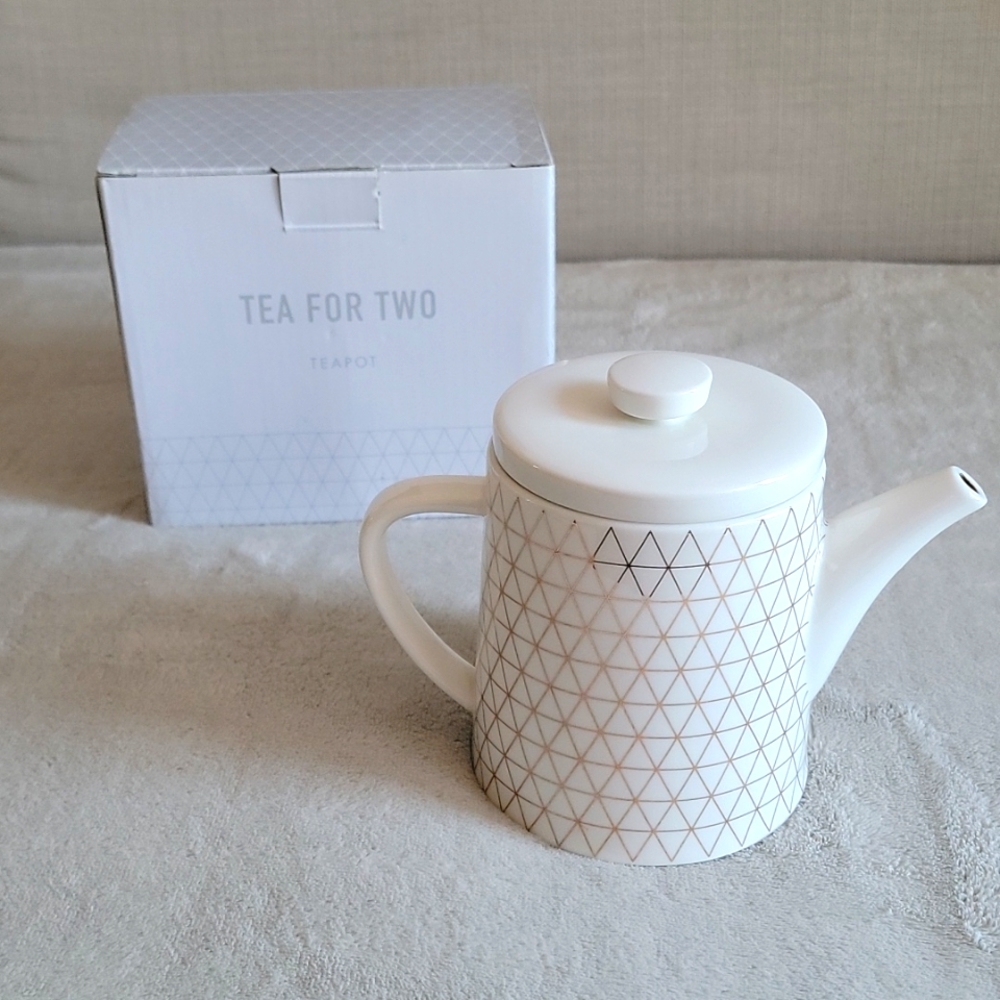 Kikki K Tea for Two Teapot Inspiration Gold
